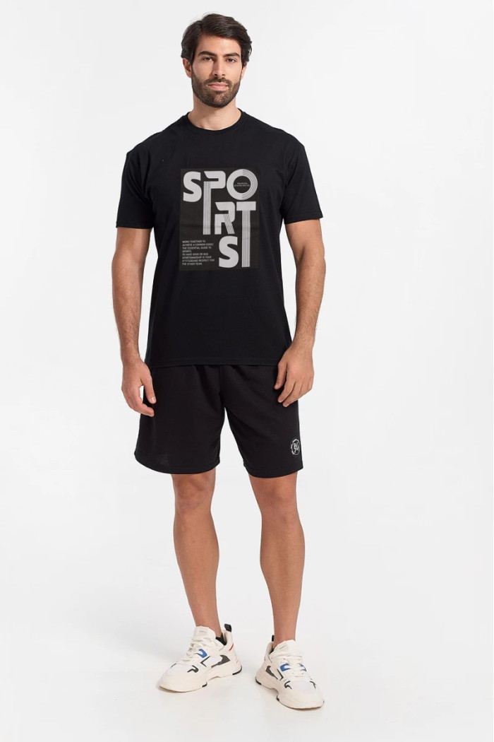 JHK Men’s Short-Sleeve T-Shirt Black 150-24-06