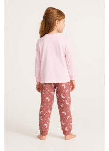 Pretty Baby girls' pink winter pyjamas