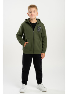 TRAX khaki three-piece winter tracksuit for boys aged 6–16