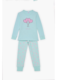 Pretty Baby girls' long-sleeved pyjamas with long trousers, model 64811