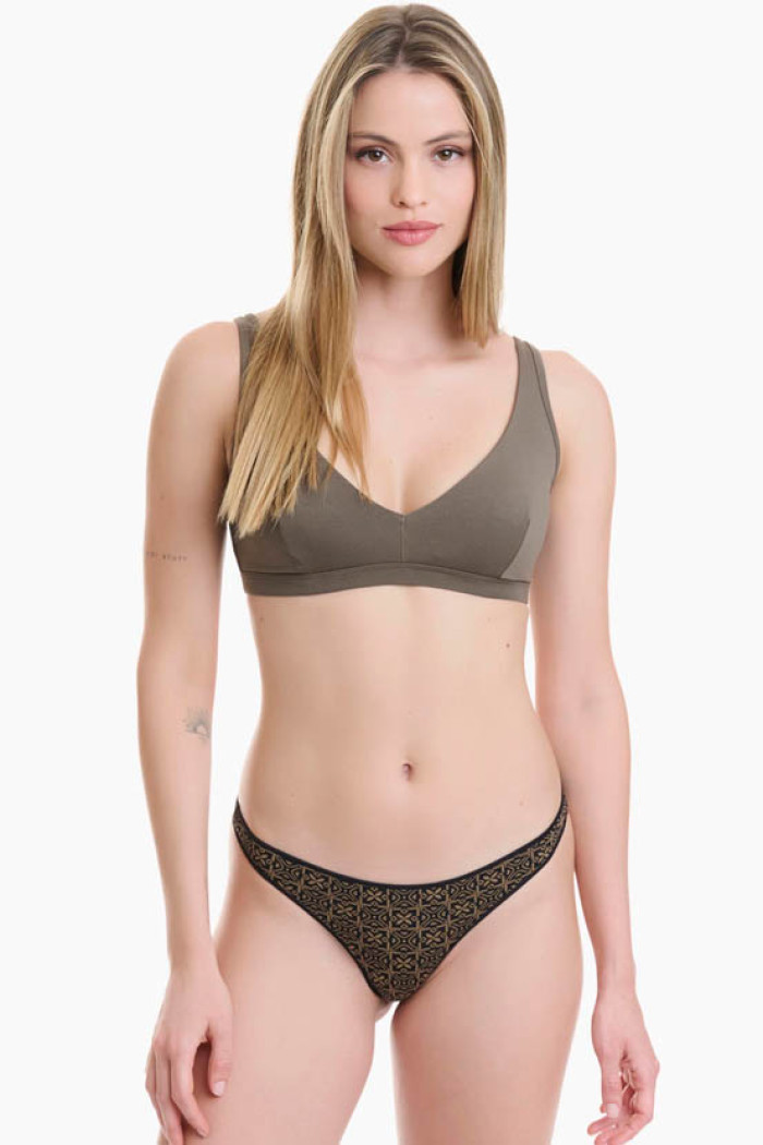 WALK printed bamboo tanga underwear 2 pack