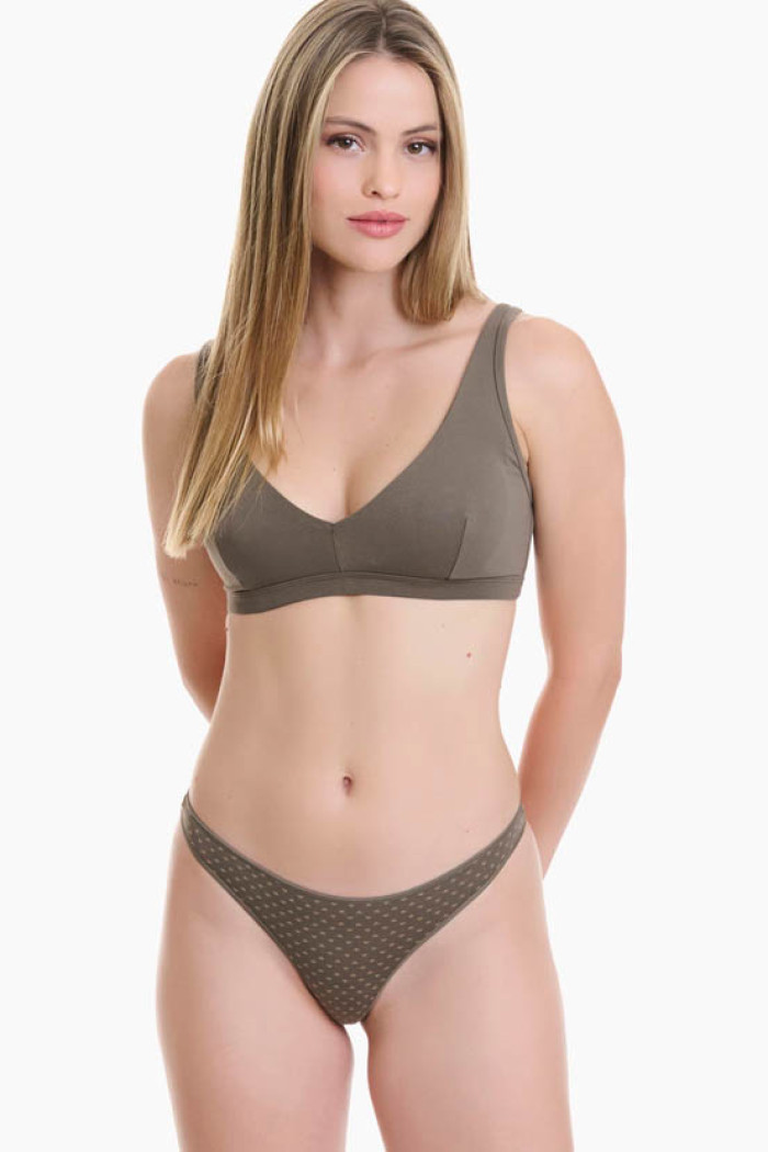 WALK printed bamboo tanga underwear 2 pack