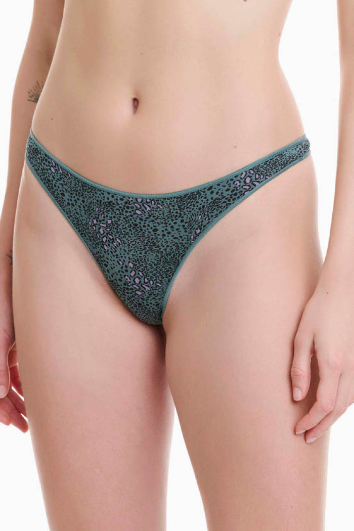 WALK printed bamboo tanga underwear 2 pack