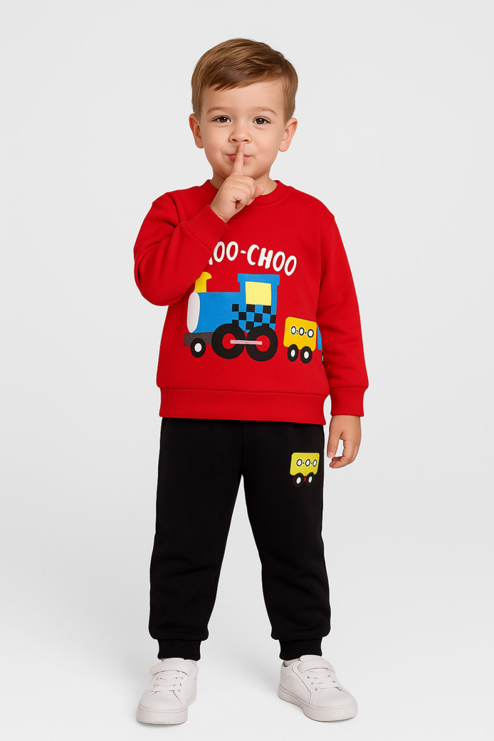 TRAX boys' sweatshirt set with long-sleeved top and sweatpants