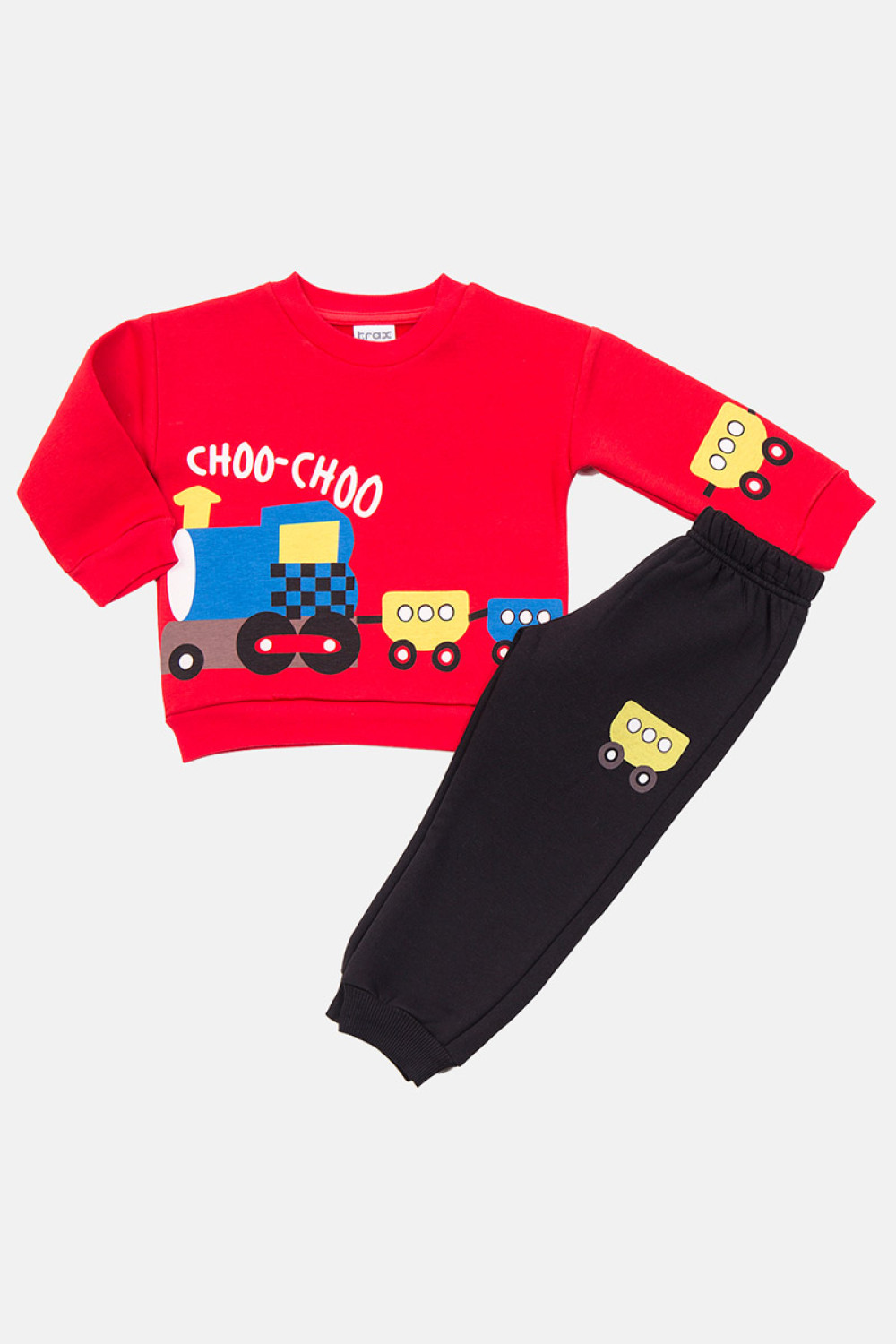 TRAX boys' sweatshirt set with long-sleeved top and sweatpants