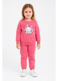 TRAX girls' winter sweatshirt set with long-sleeved top and trousers
