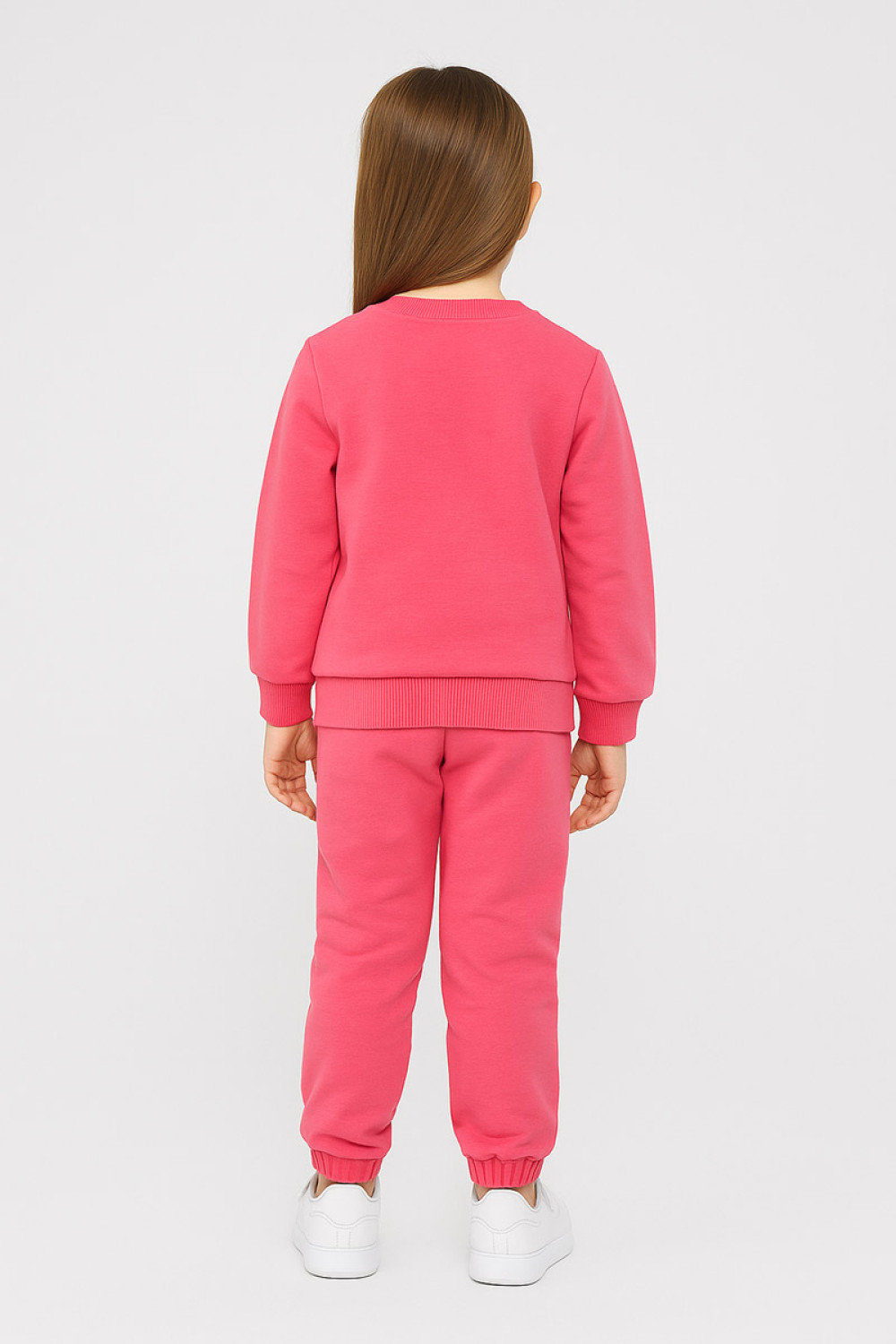 TRAX girls' winter sweatshirt set with long-sleeved top and trousers