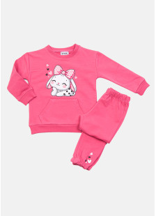 TRAX girls' winter sweatshirt set with long-sleeved top and trousers