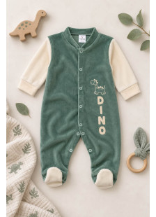 Pretty Baby boys’ velour sleepsuit 33301