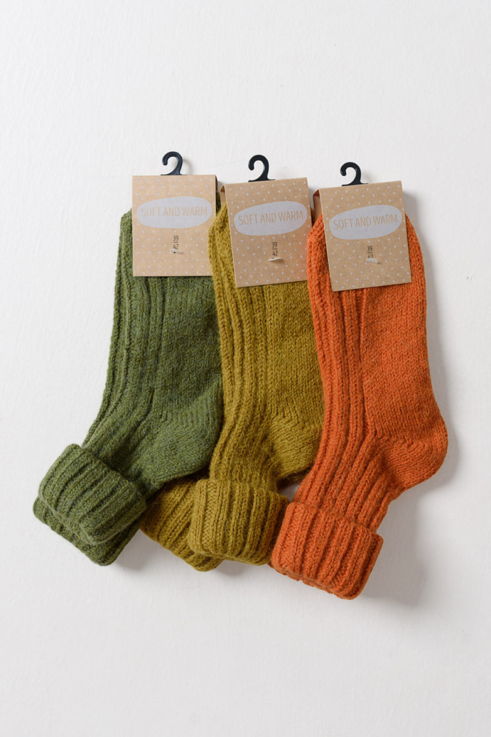 LA DIVA Soft and Warm Damen-Halbsocken 3er-Pack Combo 2 329003-3-2