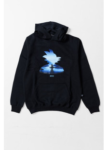 Cotton4all men’s black hooded sweatshirt 26-330
