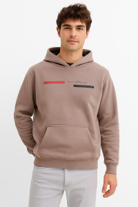 Cotton4all men’s beige hooded sweatshirt 26-326
