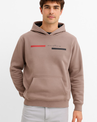 Cotton4all Men’s Hooded Sweatshirt Beige 26-326