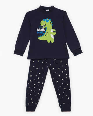 Boys' PRETTY BABY Pyjamas Navy Blue 68213-2