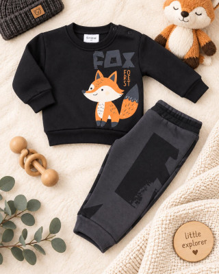 Baby Boys' TRAX Winter Tracksuit Set Black 48563