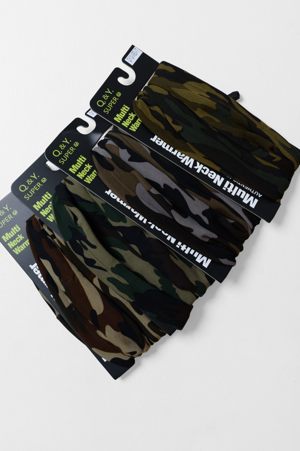 SUPER Q&Y camouflage neck warmer QY12-WB3-17