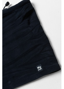 SUPER Q&Y black fleece-lined neck warmer