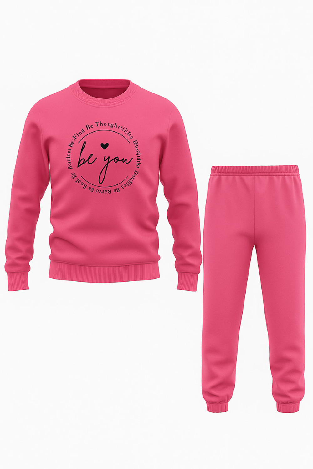 TRAX girls' fuchsia winter tracksuit set