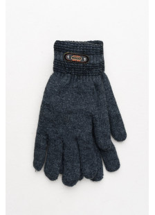 Grob gestrickte Herren-Handschuhe von SUPER Q&Y mit Pelzfutter