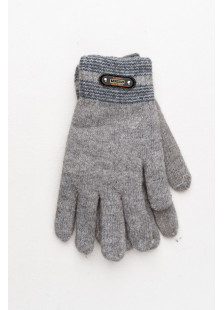 Grob gestrickte Herren-Handschuhe von SUPER Q&Y mit Pelzfutter
