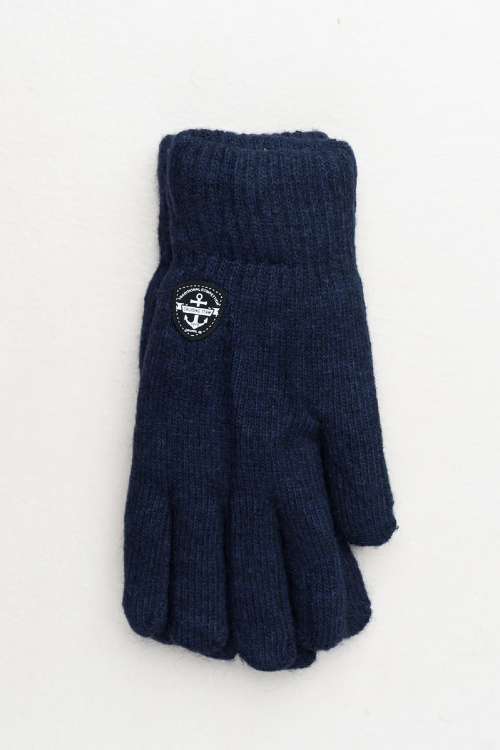 Grob gestrickte Herren-Handschuhe von SUPER Q&Y mit Pelzfutter
