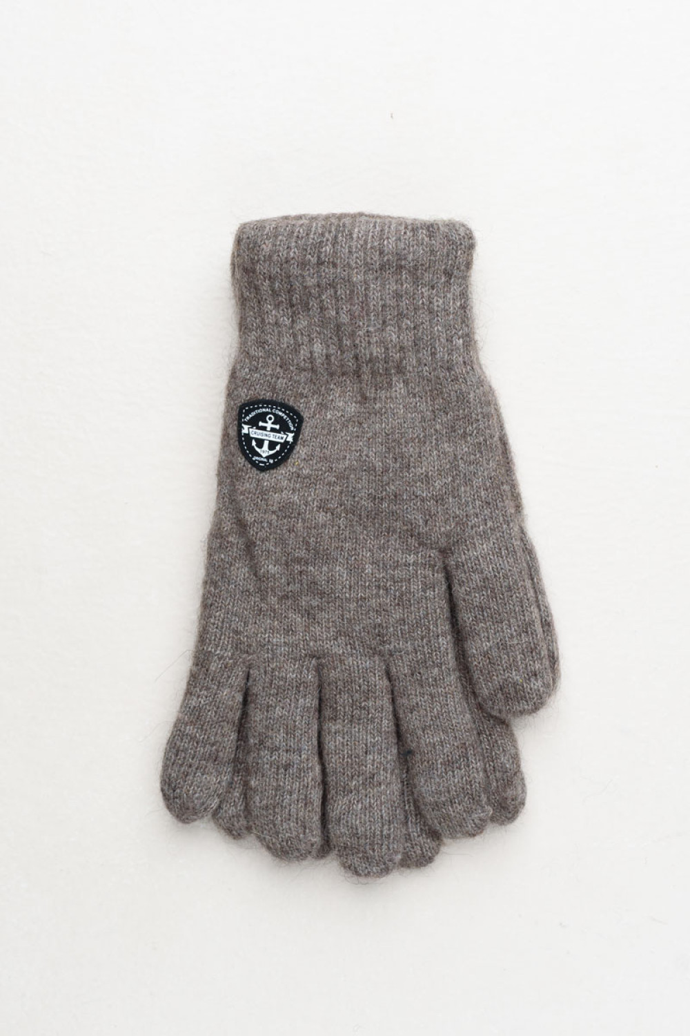Grob gestrickte Herren-Handschuhe von SUPER Q&Y mit Pelzfutter