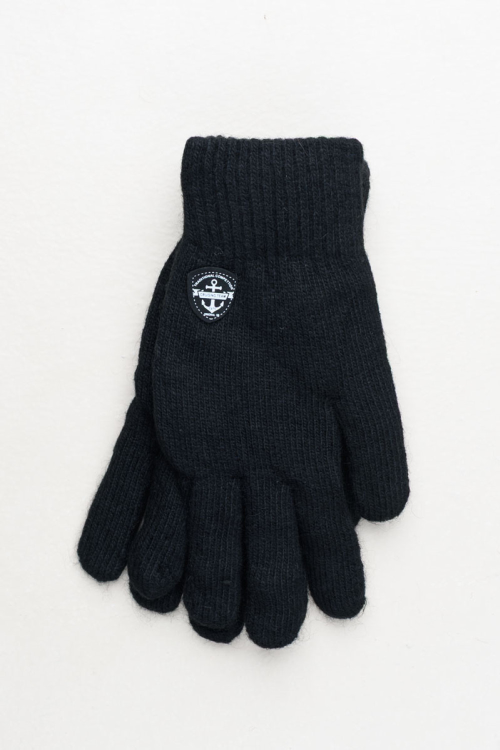 Grob gestrickte Herren-Handschuhe von SUPER Q&Y mit Pelzfutter