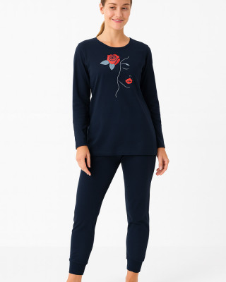 CHERRY Flower Women's Winter Pyjamas CH-538