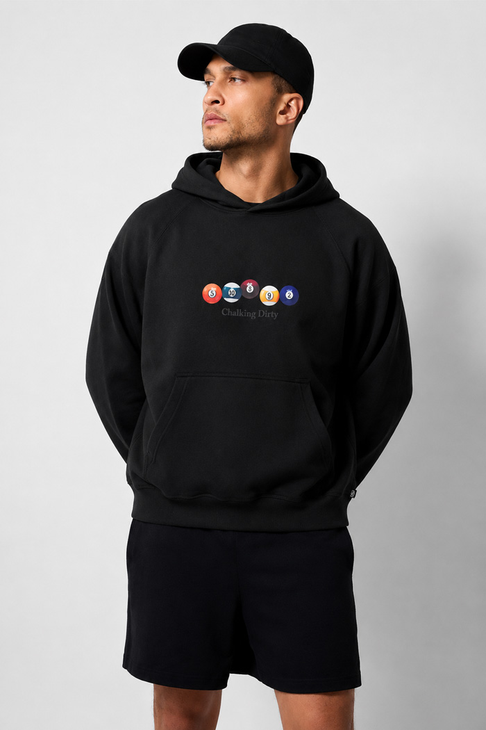 Cotton4all Men's Hooded Sweatshirt 26-324 – Black