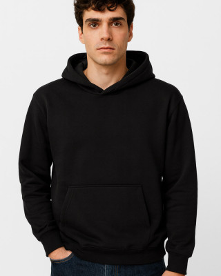 Cotton4all Men's Hooded Sweatshirt 26-350 – Black