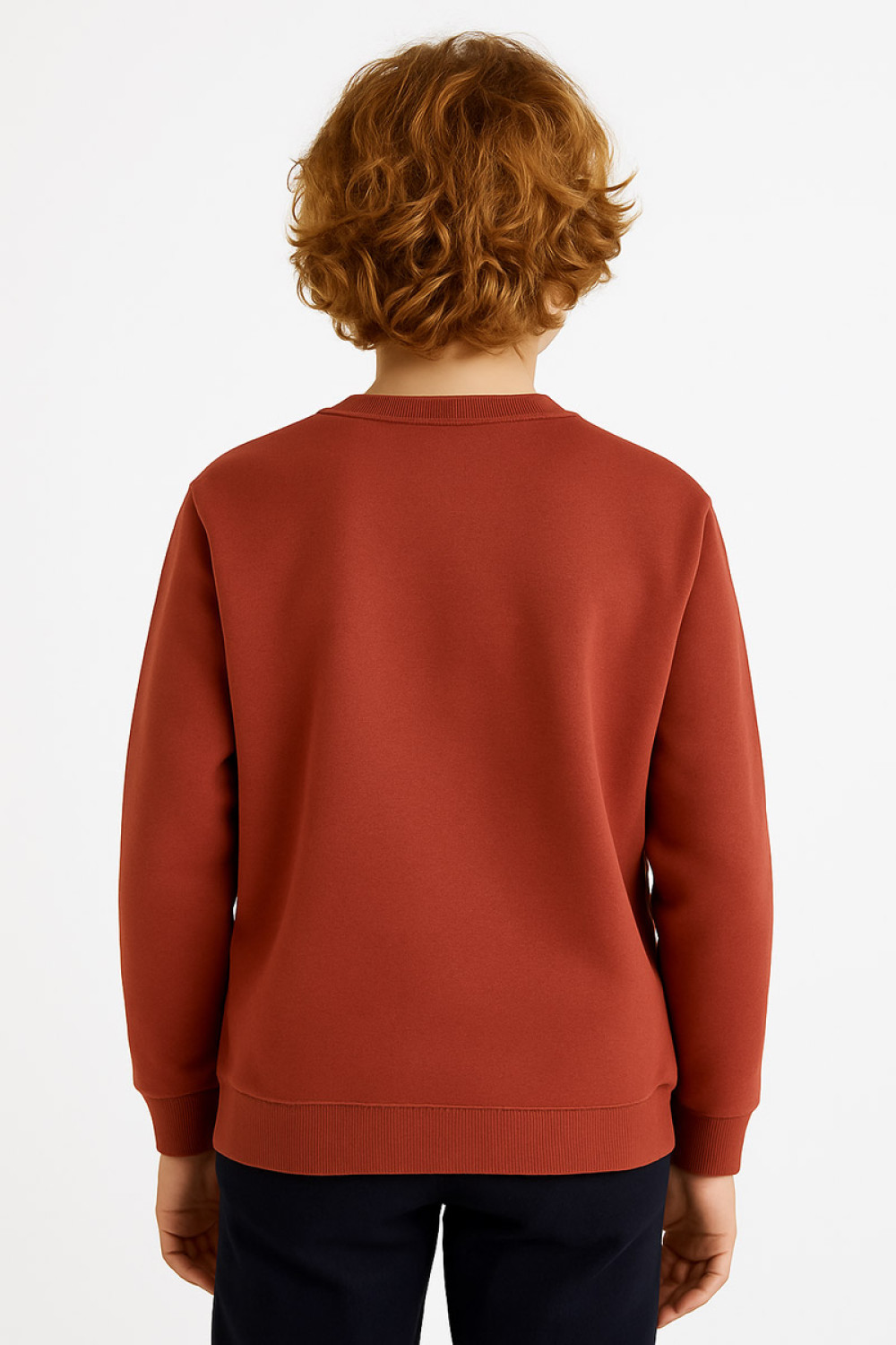 Orange TRAX teen crew-neck sweatshirt