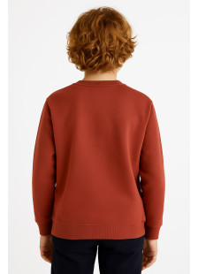 Orange TRAX teen crew-neck sweatshirt