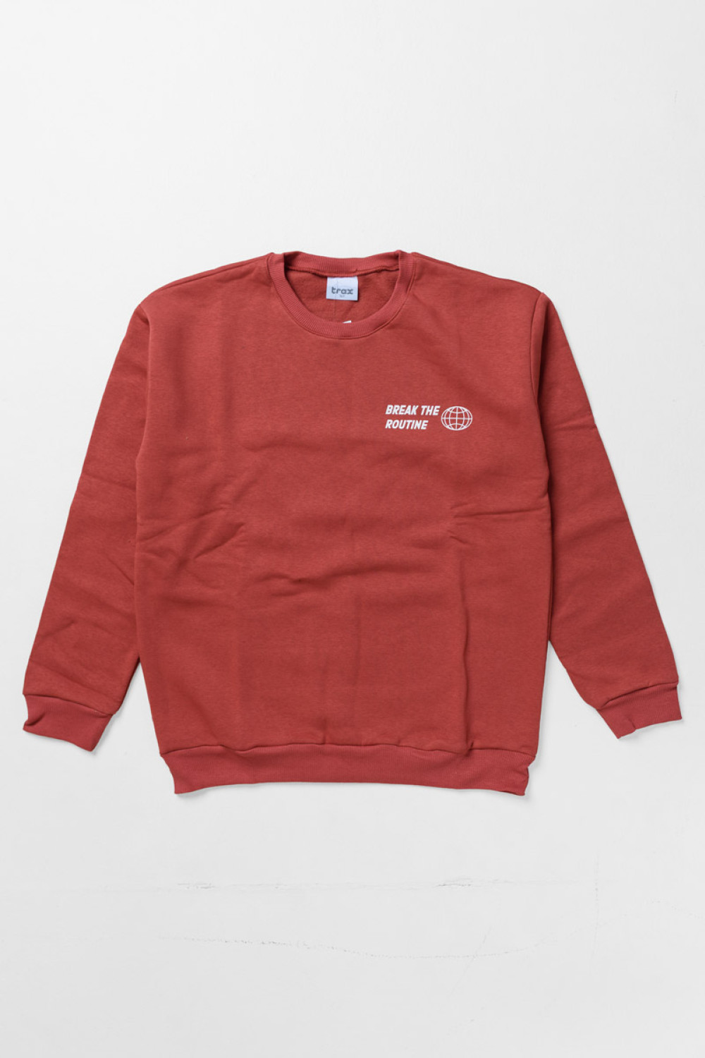 Orange TRAX teen crew-neck sweatshirt