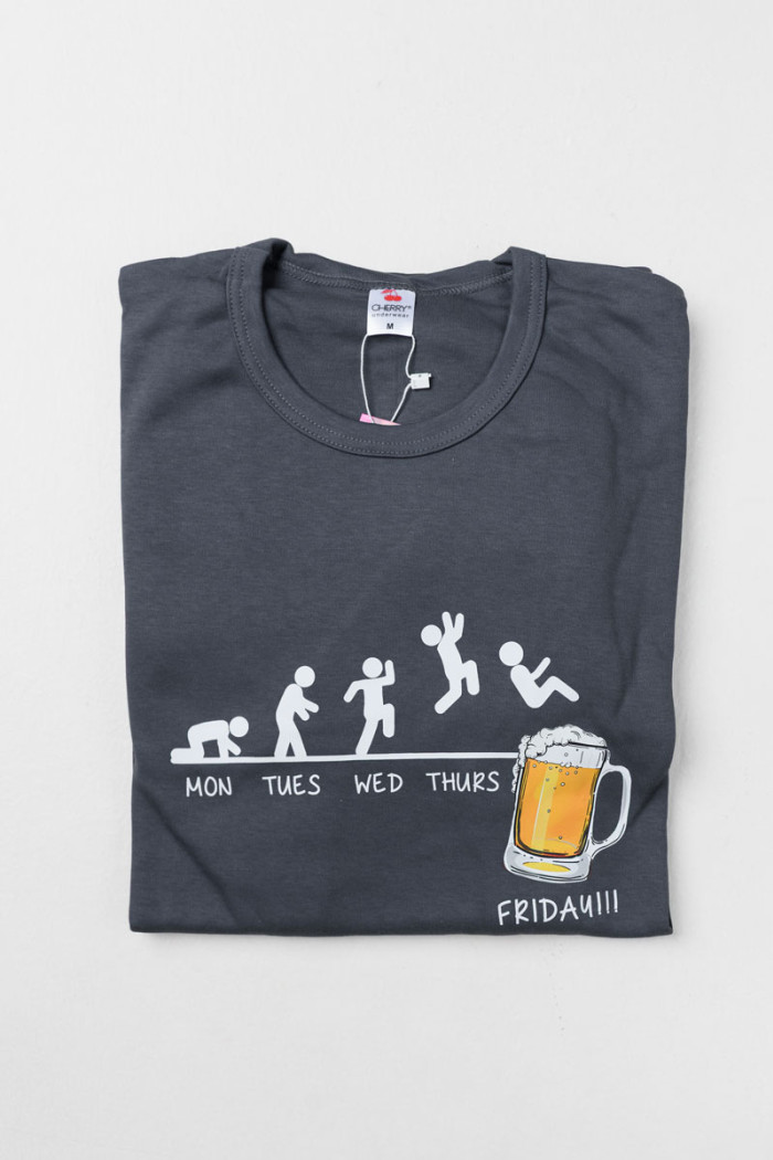CHERRY men's Beers cartoon pyjamas 26105