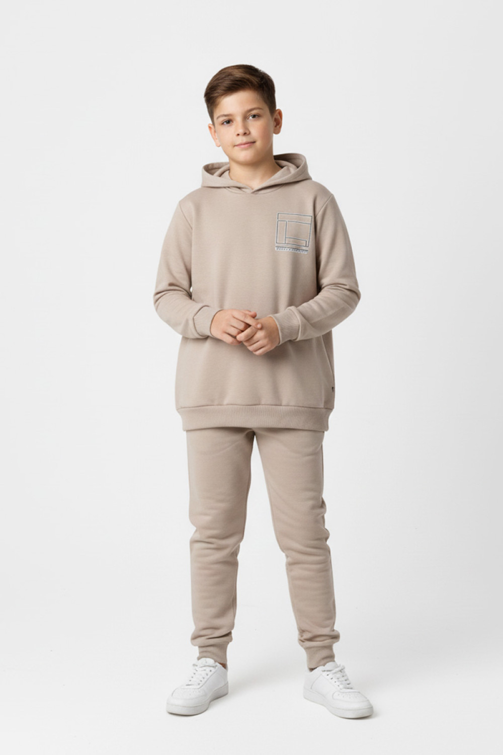 TRAX boys' beige winter tracksuit set 48815-2