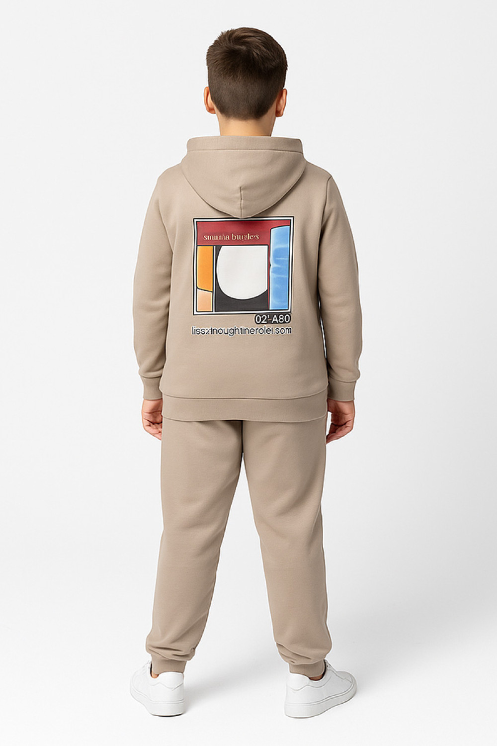 TRAX boys' beige winter tracksuit set 48815-2