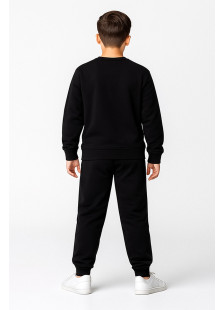 TRAX boys' black winter tracksuit set 48839-2