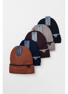 SUPER Q&Y Strickmütze mit Fleece-Futter QY08-MZ5-14