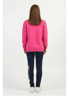 TRAX girls’ fuchsia winter tracksuit set with long-sleeved top and leggings