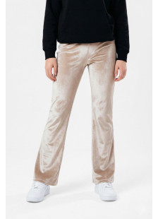 TRAX beige velvet trousers