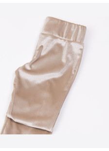 TRAX beige velvet trousers