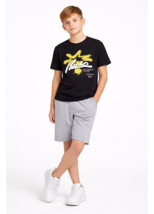 TRAX black boys' summer set with T-shirt and shorts 49317