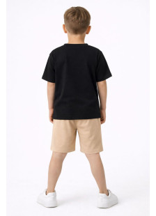 TRAX boys’ black summer set 49346