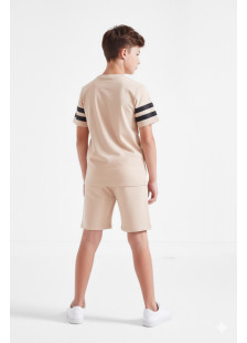 TRAX boys’ beige summer set 49340