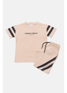 TRAX boys’ beige summer set 49340