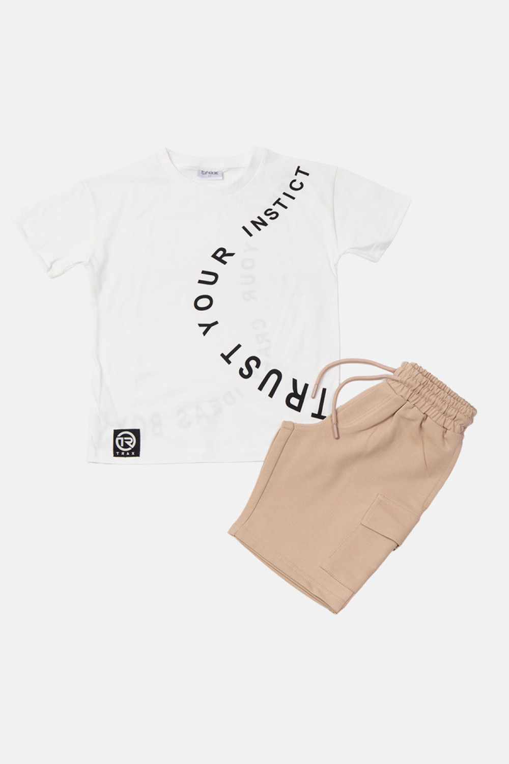TRAX boys’ ecru summer set 49335