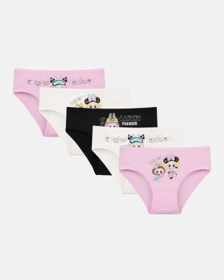 Donella Baumwollslips für Mädchen, 5er-Pack 4171PB248