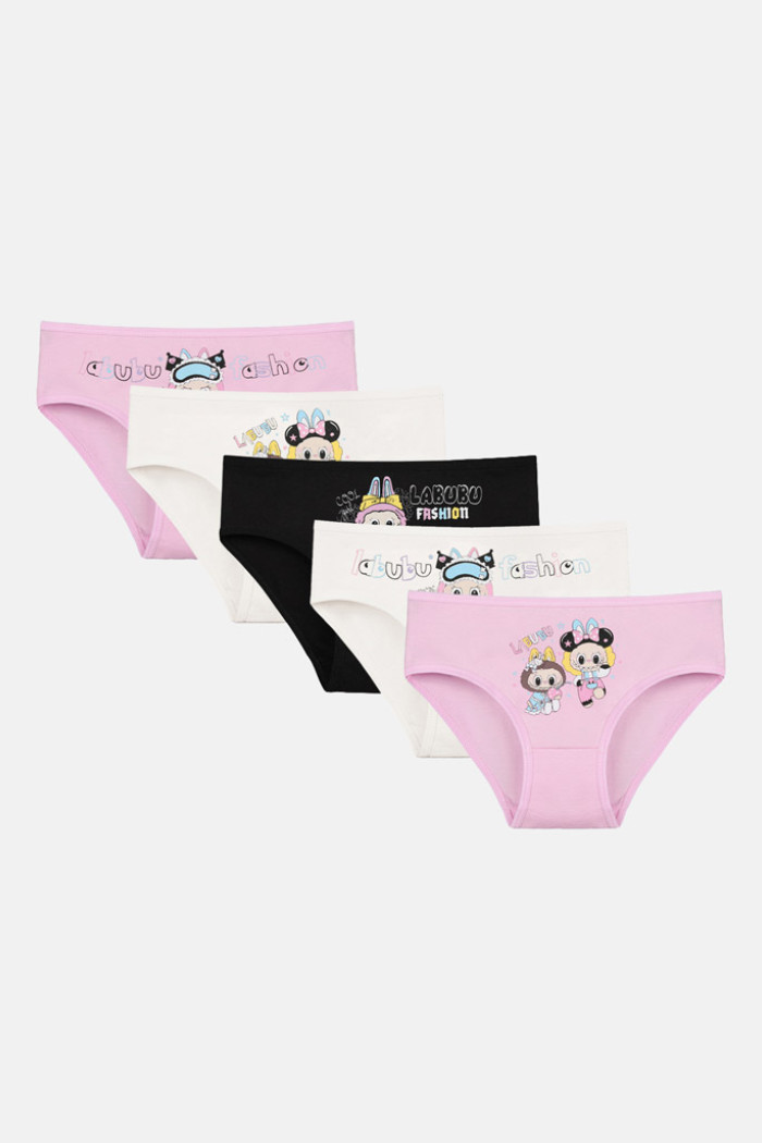 Donella Baumwollslips für Mädchen im 5er-Pack, Modell 4171PB248