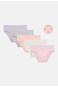 Donella Mädchen-Baumwollslips im 5er-Pack 412701