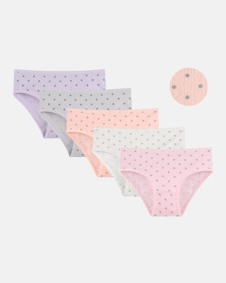 Donella Mädchen-Baumwollslips 5er-Pack 412701